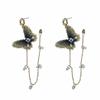 Pendientes de Borla con Perla de Imitación de Mariposa de Moda Elegantes de Venta Caliente Estilo Coreano Distintivos Creativos de Gama Alta Largos Versátiles