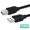 Cable de Impresión USB para Fabricante Núcleo de Cobre Negro Cable de Datos para Impresora Puerto Cuadrado Cable de Conversión de Transmisión para Computadora 1.5m