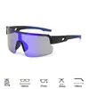Gafas de Ciclismo, Gafas de Sol Coloridas para Deportes al Aire Libre, Modelos Populares Transfronterizos en Europa y América, Película Verdadera Viento de Carretera Protección UV Gafas de Sol para Montañismo