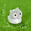 Muñeca de búho de ojos grandes luminosa para Nuevo Producto Transfronterizo, Adornos DIY para Paisajismo de Jardín y Granja, Micro Paisaje, Adornos Pequeños