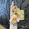 Nuevo Estilo Chino Estilo Nacional Conejo de Orejas Grandes Peluche Llavero Linda Niña Colgante para Mochila Regalo para Mejor Amiga Dibujo Animado Pequeño Adorno Colgante