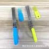 Tijeras de Cocina de Acero Inoxidable de Cinco Capas con Mango Curvo para Cortar Cebolletas, Especias, Algas Marinas y Desmenuzar Alimentos; Tijeras Papeleras para Triturar con Cepillo