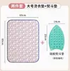 Pad Aislante Térmico Colgante con Círculos Rosa Claro, Pad para Planchar Resistente a Altas Temperaturas, Tabla de Planchar Impermeable Antideslizante Engrosada de Seis Capas, Antiescarchas