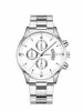 Reloj de Acero Inoxidable de Moda para Hombre Lujoso Calendario Cuarzo Pulsera Relojes de Negocios para Hombre Reloj Montre Homme