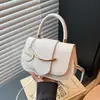 Bolso para Mujer 2026 Verano Color Sólido de Moda Bolsa con Cara Sonriente Simple y Elegante Bolso Pequeño de Hombro Cruzado Bolsa para Viajar