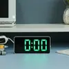 Despertador Espelhado Alto Valor de Cor RGB Colorido Display de Hora Relógio Desktop Estudante Plástico Inteligente Eletrônico