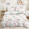 Ropa de cama infantil de tres piezas con estampado digital transfronterizo comercio exterior Textil para el hogar funda nórdica dibujo Nantong textil para el hogar al por mayor