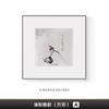 Nuevo Estilo Chino Cuadrado Zen Sala de Té Pintura Colgante Tinta Loto Folk Hotel Pintura Decorativa Papel de Arroz Cartón Mural