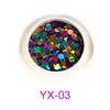Arte de uñas transfronterizo tamaño pieza redonda lentejuelas mixtas Internet venta caliente brillo para uñas redondo parche de decoración mixto