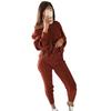2022wish comercio exterior wish Amazon temperamento moda europea y americana color sólido hombros descubiertos traje suéter de mujer en stock