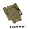 Placa de conexão do adaptador de fivela de liberação rápida Amazon transfronteiriça, acessórios de montagem, base de transferência de coldre tático de puxada rápida