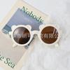 Nuevas gafas de sol para niños con montura redonda retro, gafas para niños para fotos callejeras, gafas de sol coreanas con montura esmerilada, gafas de sol para niños y niñas al por mayor