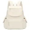 Mochila Simples Cor Sólida Novo Estilo 2026 para Mulheres, Grande Capacidade, Leve, Mochila Escolar para Estudantes, Mochila Tendência Casual para o Dia a Dia