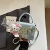 Bolso pequeño rosa a cuadros súper popular para mujer, nuevo bolso cruzado versátil de moda 2026, bolso cuadrado pequeño informal tipo caja estilo coreano