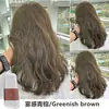 O primeiro produto caixa de presente de chá preto névoa creme para colorir cabelo feminino planta cor da moda 2024 branco sujo laranja cabelo em casa