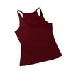 Chaleco de una pieza de moda con bloqueo de color cepillado para otoño e invierno, espalda descubierta tipo racer con almohadilla en el pecho, espalda descubierta ajustada, aspecto adelgazante, para usar como prenda exterior o interior