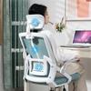 Silla de Ordenador para Apartamento Pequeño Silla Elevable Silla Ergonómica para el Hogar Silla de Oficina Cómoda Silla de Malla Grande para la Cintura Silla de E-Sports