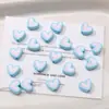 Macaron Acrílico Corazón Cuentas Sueltas DIY Hecho a Mano Casero Pulsera Pulsera Cadena de Teléfono Móvil Accesorios de Joyería