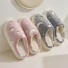 Pantuflas de Algodón con Cielo Estrellado para Mujer, Nuevo Modelo Invierno 2025, Pantuflas de Felpa Cálidas para Interiores para Hombre, Uso en Casa para Hombre en Otoño e Invierno