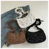 Bolso de Hombro con Estampado de Lazo de Amor Coreano para Mujer, Bolso Tote de Gran Capacidad, Bolso de Viaje, Bolso de Compras