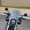 Parabrisas retro Muscle car Wolf para Honda CM300/500 parabrisas pequeño con soporte para navegación modificación