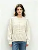 Amazon 2026 Otoño/Invierno Nuevo Suéter de Punto Trenzado Tridimensional Transfronterizo Vintage para Mujer, Corte Holgado, Cuello Redondo, Pulóver, Manga Larga