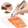 Herramienta de Desplumado de Acero Inoxidable Pinza para Espinas de Pescado Pinza para Pelos de Cerdo de Cocina Pinza Gruesa para Quitar Plumas de Pollo Pato Ganso Pinzas de Desplumado Pelador de Ajo