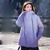 Chaquetas de Exterior para Pareja con Color Degradado para Hombre y Mujer, Nuevo Estilo Primavera 2026, Chaquetas de Montañismo Casuales con Capucha para Exteriores