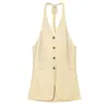 Ropa europea y americana para mujer transfronteriza, popular en AliExpress, chaleco casual de moda con cuello halter + pantalones cortos tipo Bermuda