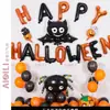 Nuevo globo de Halloween con forma de película de aluminio, globo decorativo de dibujos animados, globo para fiesta temática de Halloween