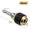 Adaptador hexagonal de vástago R emergente de cambio rápido de liberación rápida auto-bloqueante varilla adaptadora varilla de extensión para taladro eléctrico lote de cambio rápido