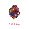 Broche Insígnia de Órgão Médico Personalizado Decoração de Coração Acessório para Mochila Ensinando Arte Pequeno Presente para Estudantes de Medicina