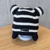 Gorro Infantil para Otoño e Invierno, Lindo y Adorable Gorro de Lana Tejida para Niños, Grueso y Cálido con Protección para los Oídos a Prueba de Viento para Niñas