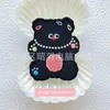 Pegatinas Bordadas de Animales Conejo de Dibujos Animados Oso Pegatinas de Tela Autoadhesivas para Funda de Teléfono Parches Decorativos DIY Reparación DIY