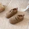 Zapatos infantiles estilo Birkenstock, nueva colección otoño 2026, estilo retro para niñas y niños, zapatos de bebé de suela blanda, zapatos de vestir, zapatos pequeños de cuero