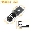 Cerradura sin Taladro Pestillo de Acero Inoxidable Pestillo para Puerta Corredera Cerradura Universal Izquierda y Derecha Cerradura de Seguridad Pestillo Antirrobo Perno de Puerta