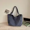 Bolsa de Ombro Estilo Coreano 2026 Verão Transfronteiriça para o Trabalho Bolsa de Mão Casual Versátil Bolsa Tote Grande para Compras