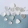 Parche de Resina Transparente Ojo de Gato Corazón de Melocotón Accesorios para Joyería de Corazón Zapatos con Agujeros Carcasa de Teléfono Móvil Material