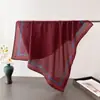 Pañuelo Cuadrado Pequeño de Algodón y Lino con Patrón Floral Espiga Retro Bufanda para la Cabeza tipo Terciopelo Chal Protección Solar Bufanda para el Cuello Bufanda para Mujer