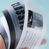 Etiquetas de Roupa Universais em Estoque para Roupas Femininas, Etiquetas Pretas e Brancas com Logo e Marca Registrada, Atacado do Fabricante, Etiquetas Eva