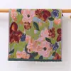 Cuadrado de Gasa Cuadrado Flor de Algodón Toalla Facial Suave Absorbente No Deja Pelusa Toalla Pequeña para Niños Toalla para Colgar