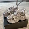 Zapatos de Papá de Malla para Mujer, Zapatos de Plataforma de Suela Gruesa, Nuevo Estilo Popular Versátil de Primavera 2025, Zapatos Casuales para Mujer que Aumentan la Altura para Personas Pequeñas