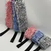 Cepillo para Limpiar Ruedas de Coche con Felpa de Microfibra Ultrafina y Tira Limpiadora
