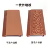 Paneles Exteriores Impermeables y Anticorrosivos para Muros y Cercas de Patios de Villas, Paneles de Madera-Plástico para Exteriores, Revestimiento Exterior, Paneles de Madera-Plástico de PVC