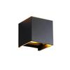 Luminária de parede externa minimalista LED corredor sala de estar moderna minimalista hotel Villa praça ângulo ajustável bonita
