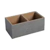 Caja de Almacenamiento para Té, Artículos de Tocador de Habitación de Hotel, Caja de Pañuelos de Cuero para Bed & Breakfast con Impresión de Logo, Caja de Almacenamiento de Escritorio
