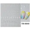 Adesivos de Unhas Artísticas Novos Transfronteiriços Ins Hot Stamping Dourado Flores Pequenas Linhas Adesivos de Unha Adesivos Foscos Atacado Unha