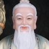 Estatua del Bodhisattva Rey de la Medicina para Adoración en Casa, Imitación de Mármol Blanco, Rey de la Medicina Sun Si-Miao, Huo Tuo, Zhang Zhongjing, Wu Zhen, Dios de la Medicina Bian Que