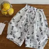 Pantalones de Protección Solar de Dibujos Animados para Niños 2026 Verano Nuevos Pantalones Largos Finos para Niños Pequeños, Ropa de Protección Solar con Estampado Completo para Niñas