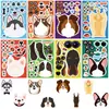 8 Piezas/Set de Lindos Collages de Perros, Hechos a Mano y Sin Repetir, Decoraciones de Material para Fundas de Teléfono DIY, Maletas, Diarios